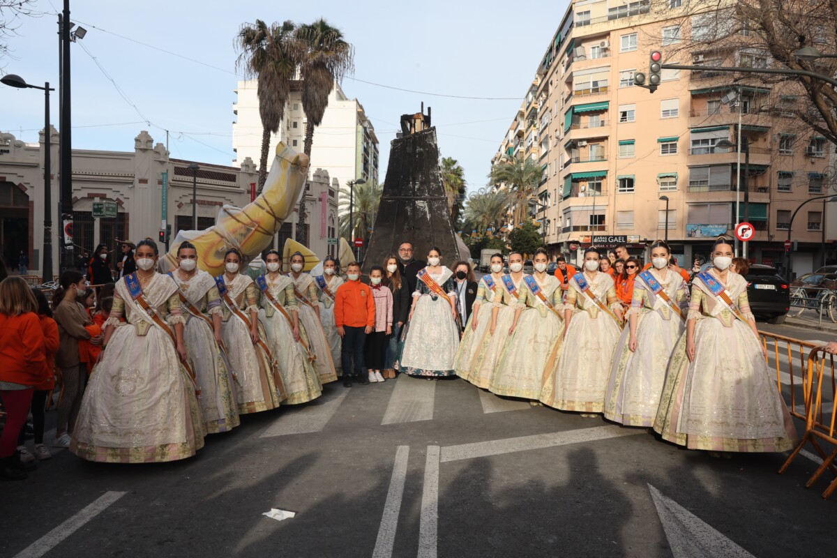 visita FM Valencia falla quemada