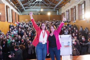 Sandra Gómez y Adriana Lastra