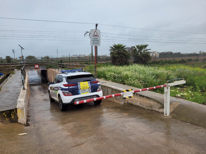 Alboraya cami Gaiato cortado lluvias