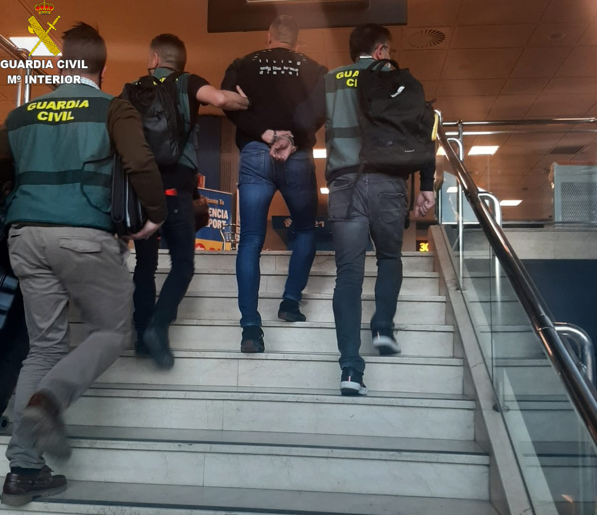 Guardia Civil detenido aeropuerto