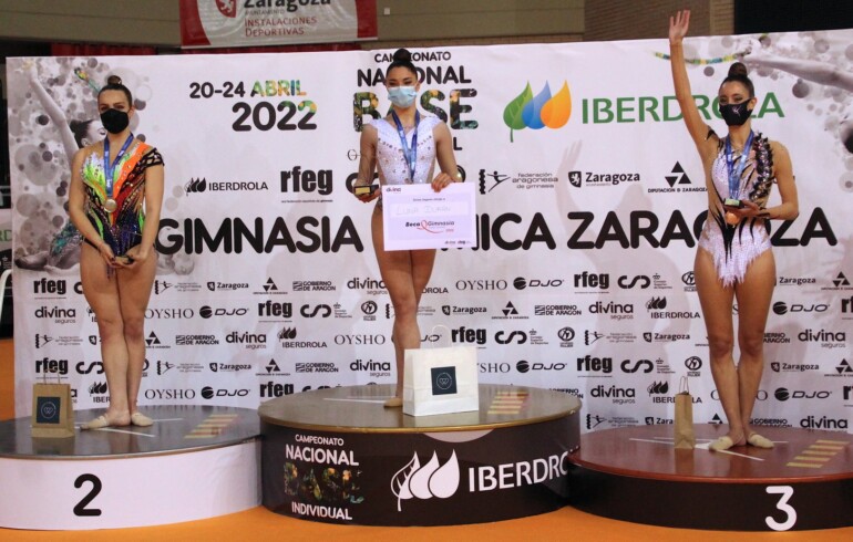 Luna Durán del CGR Aldaia, medalla de oro en categoría juvenil