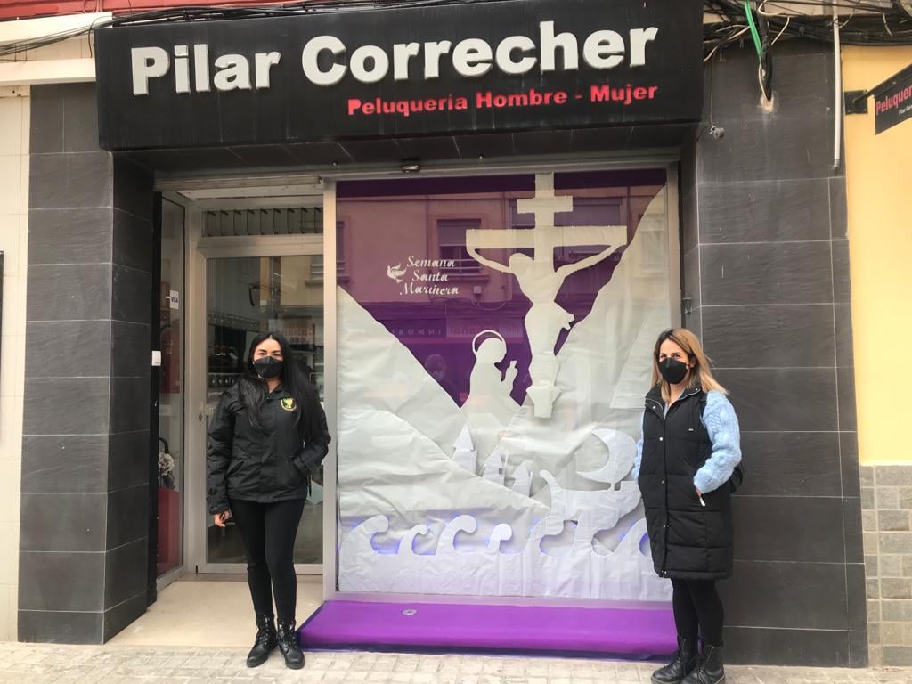 escaparate semana santa marinera segundo premio