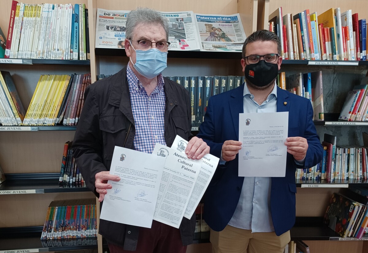 Donación revistas Ateneo Cultural Paterna