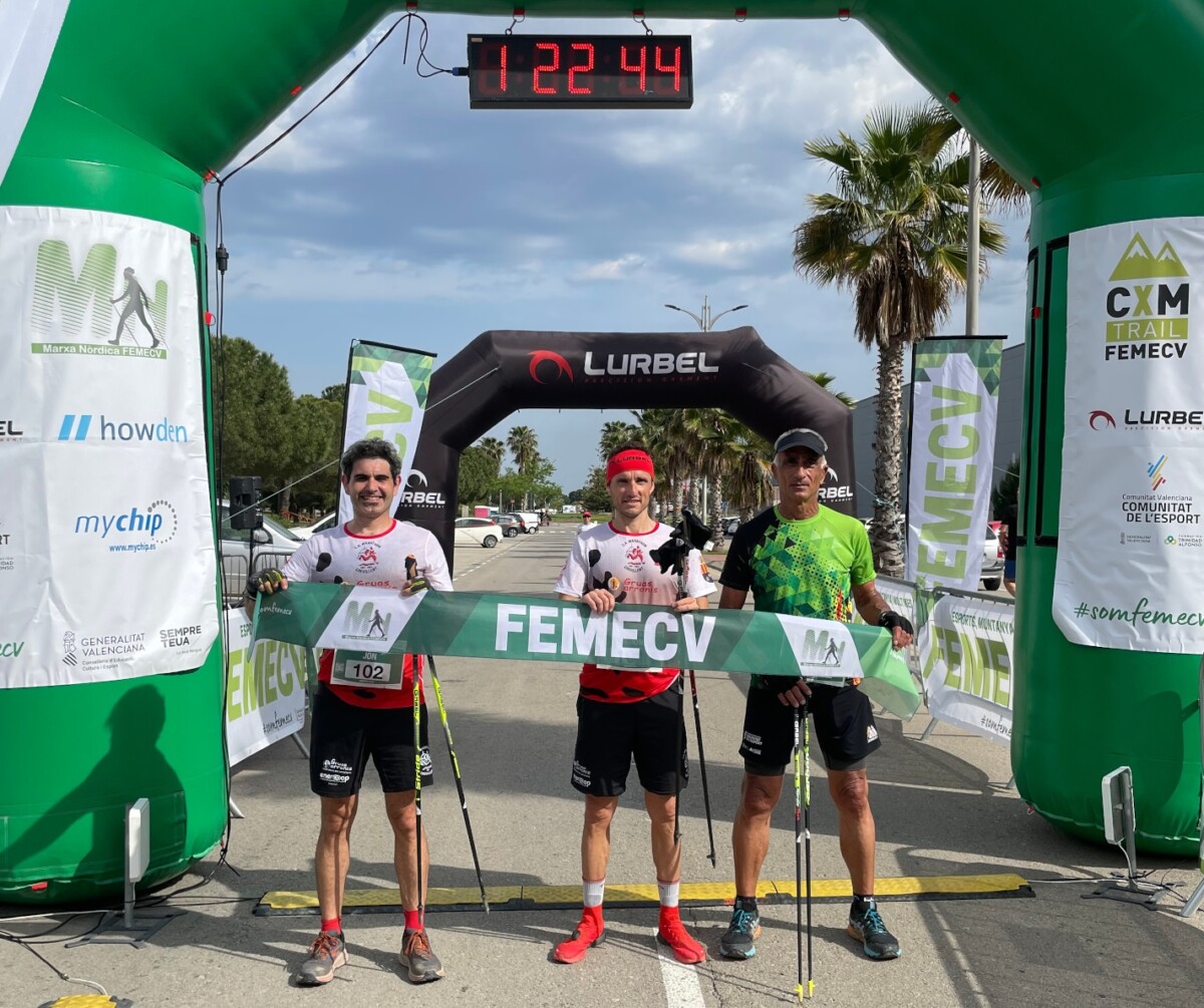 Marcha Nórdica campeones prueba Paterna