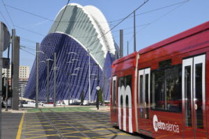 Tranvia moderno Valencia 28 aniversario