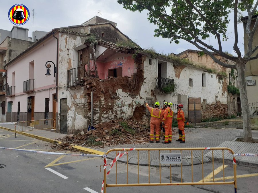 derrumbe casa Aldaia