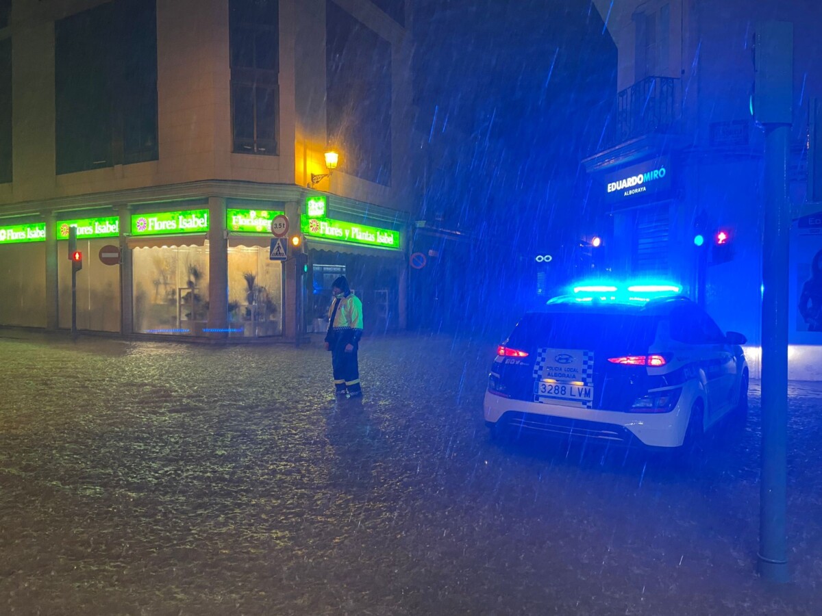 lluvia alboraya policia local