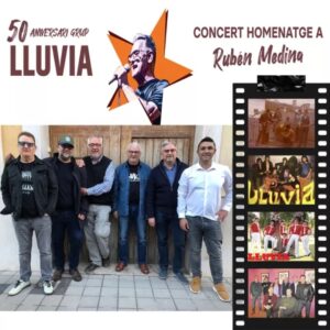 lluvia homenaje Rubén Medina