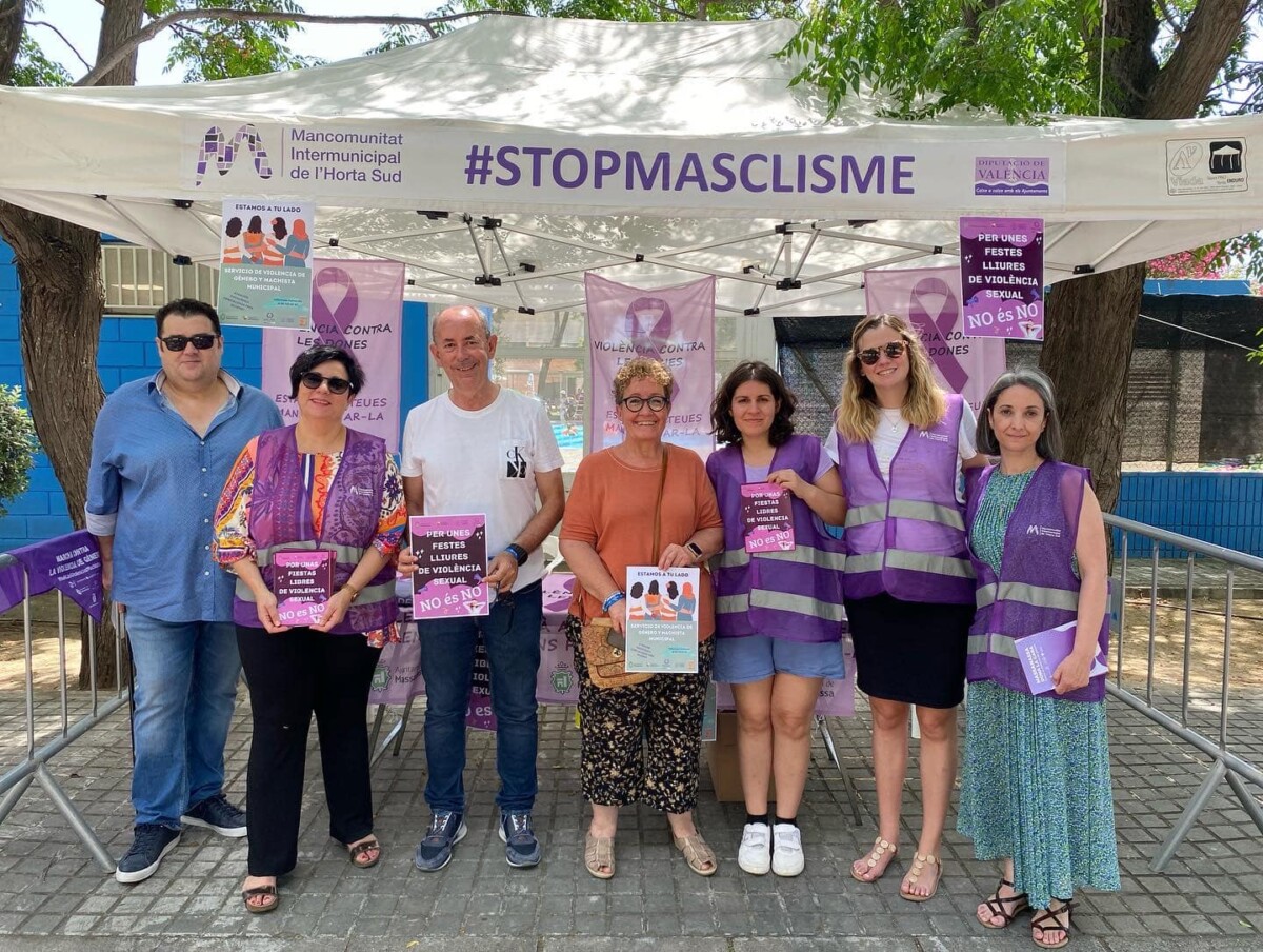 Campaña de prevención de la violencia sexual con Punto Violeta presente en el Festival de Paellas