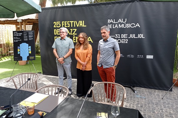 Rueda de prensa de presentación del Festival de Jazz del Palau de la Musica .