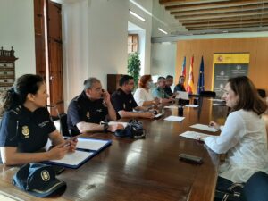 Gloria Calero reunión Delegación Gobierno