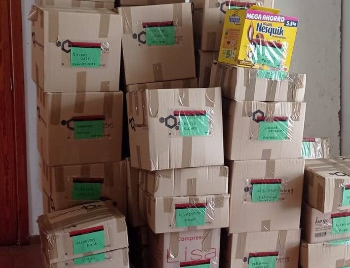 Godella cajas primera necesidad Ucrania