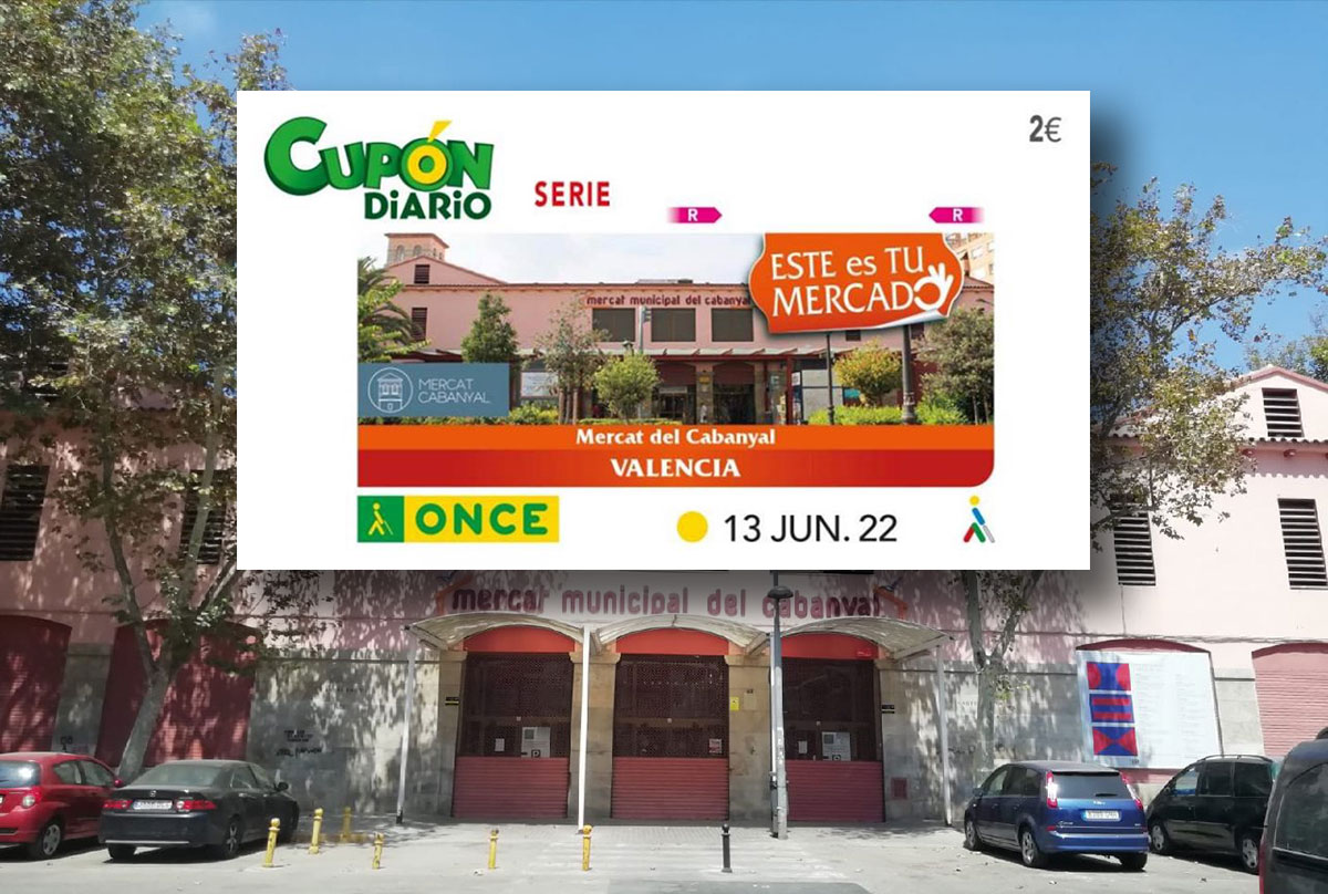 ONCE cupón Mercado municipal del Cabanyal