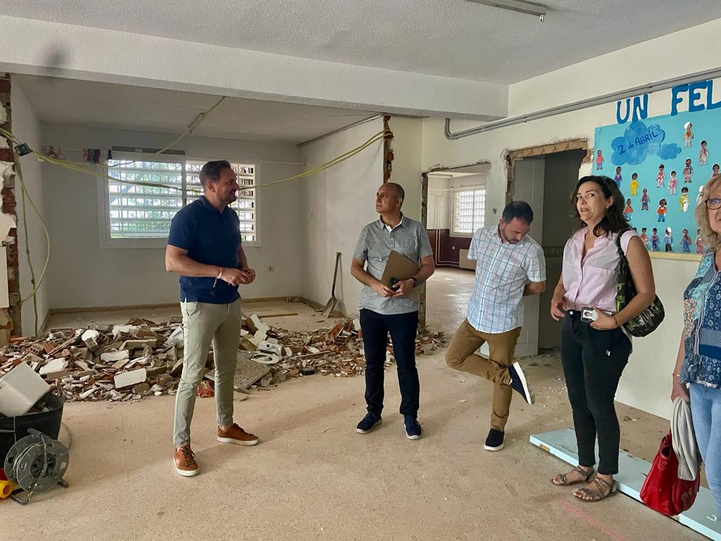 obras CEIP Sant Roc de Silla