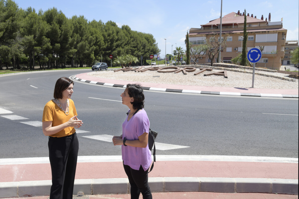 obras rotonda Paiporta con Picanya