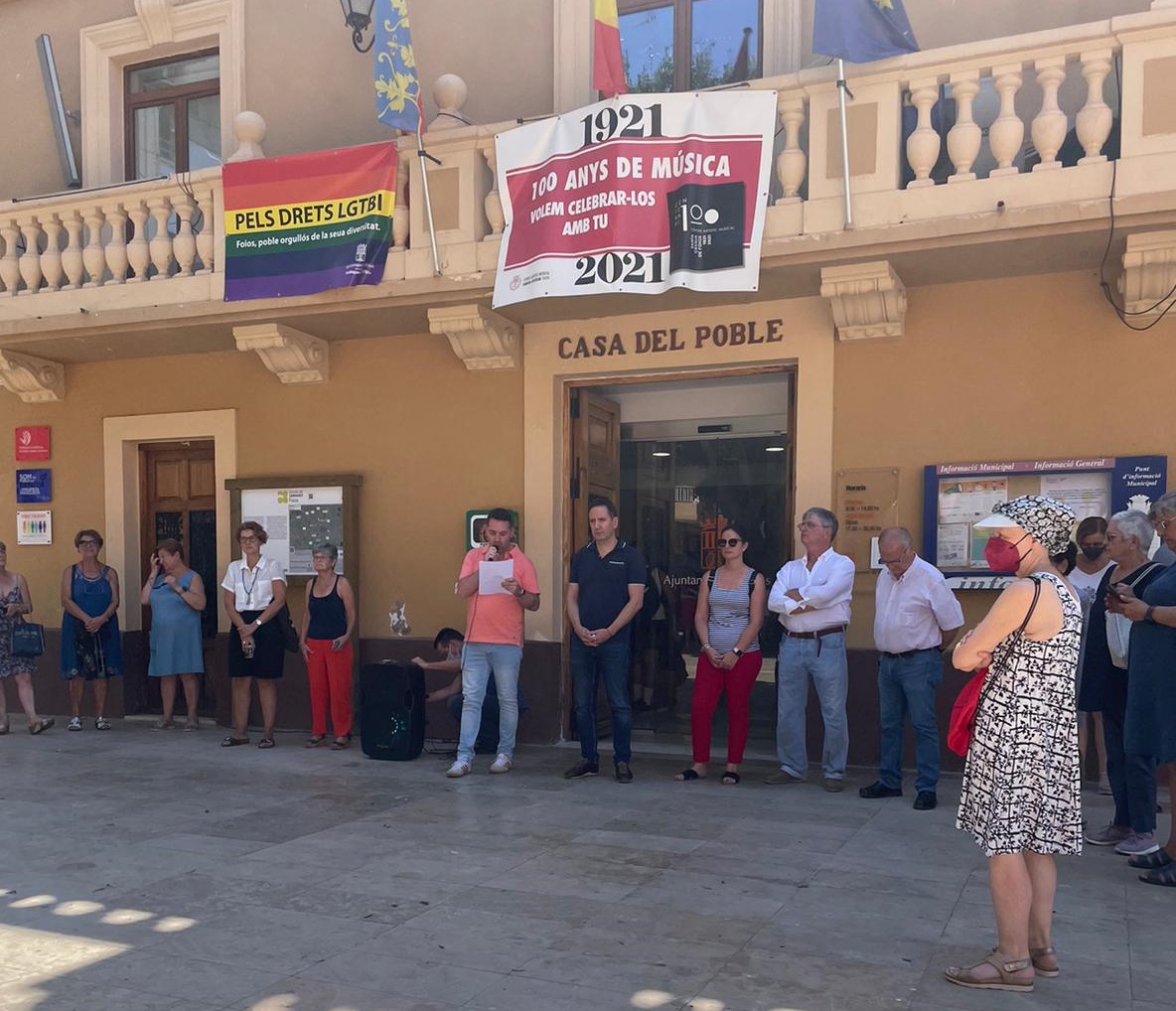 Foios minuto silencio Miguel Angel Blanco