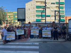 concentracion soterramiento vias Alfafar