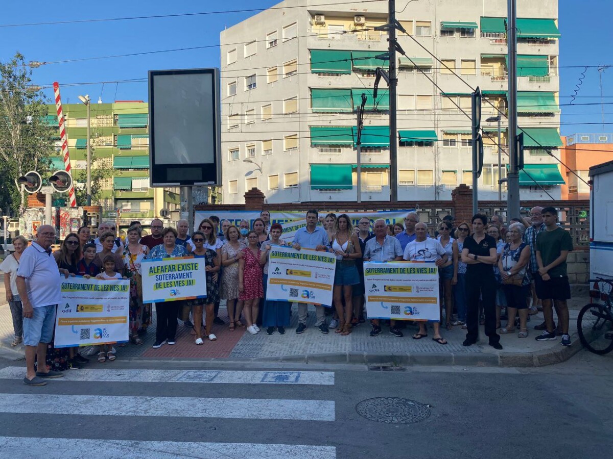 concentracion soterramiento vias Alfafar