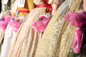 detalle traje fallera preseleccion fallas 2023
