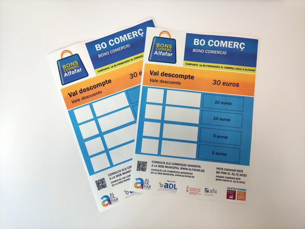Alfafar Bonos Comercio