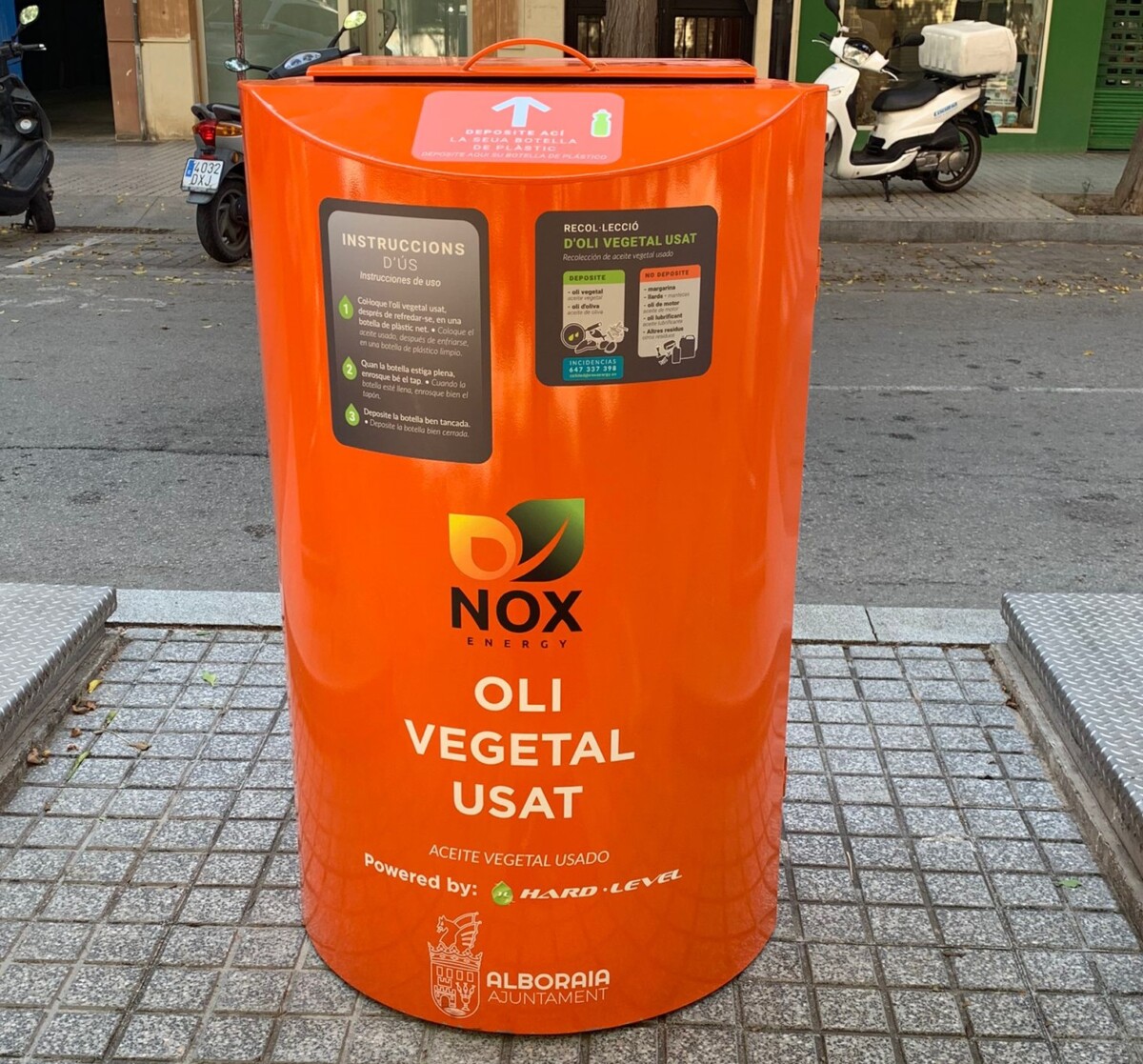 Contenedores aceite Alboraya