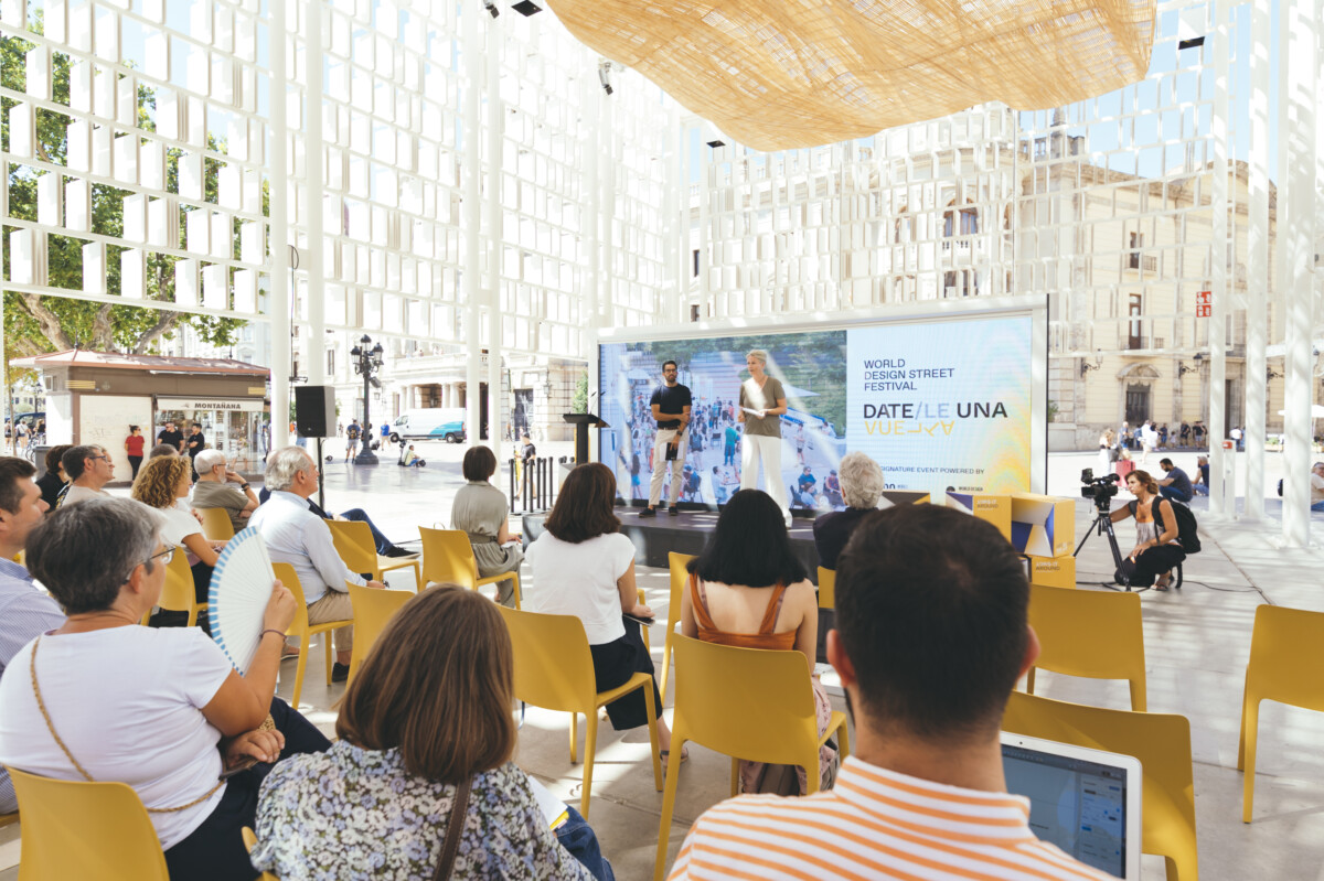 Presentación del World Design Street Festival en el Àgora València