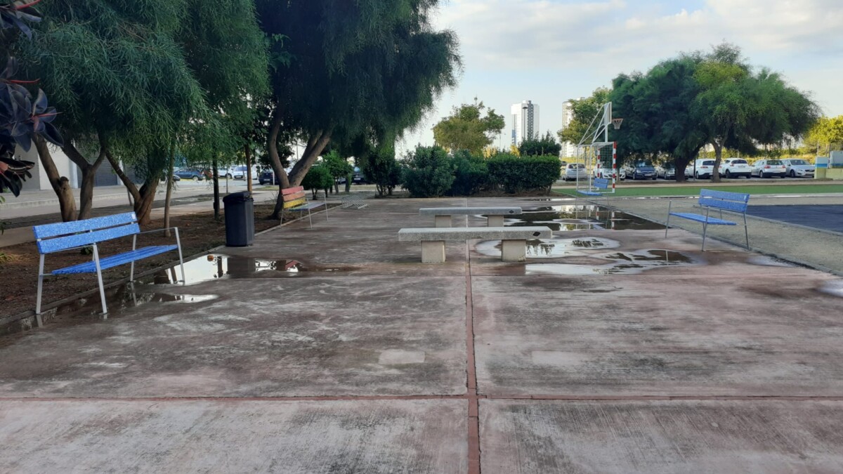 banco reciclado El Puig