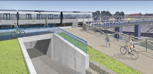 Pasos inferiores L3 Metrovalencia_Barranco Carraixet