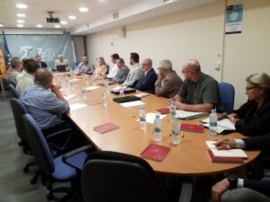 reunion bous al carrer en Burriana