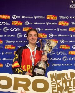 Blanca Lopez campeona mundo hockey linea Foios