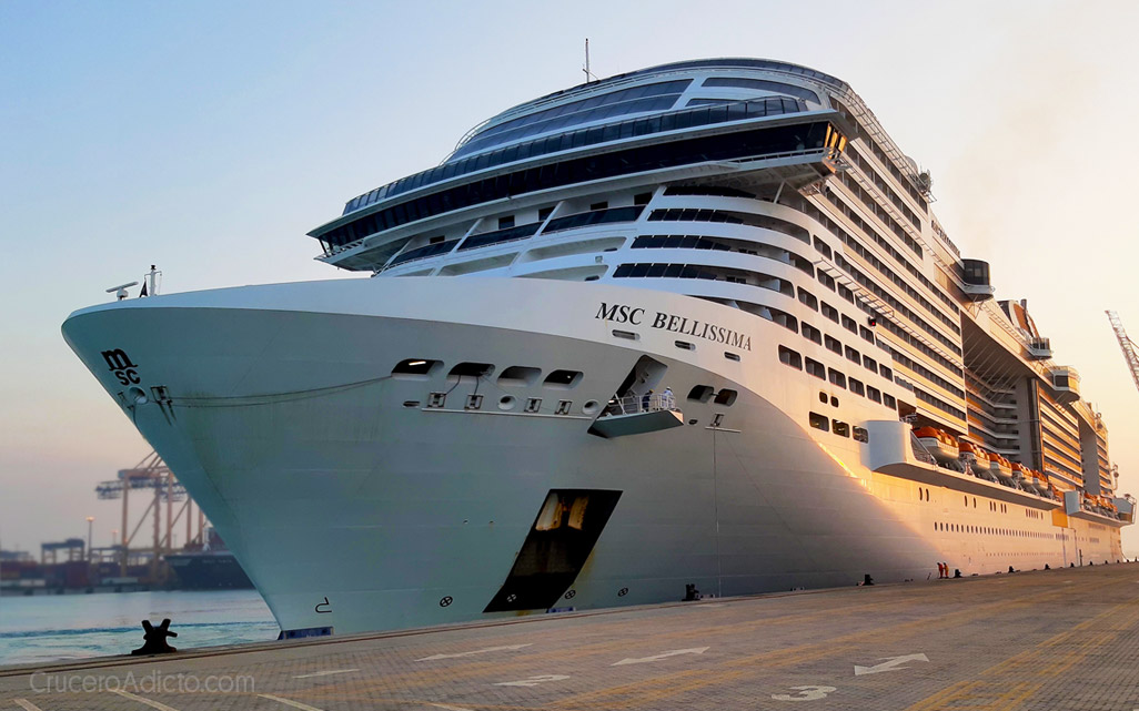 MSC cruceros puerto Valencia