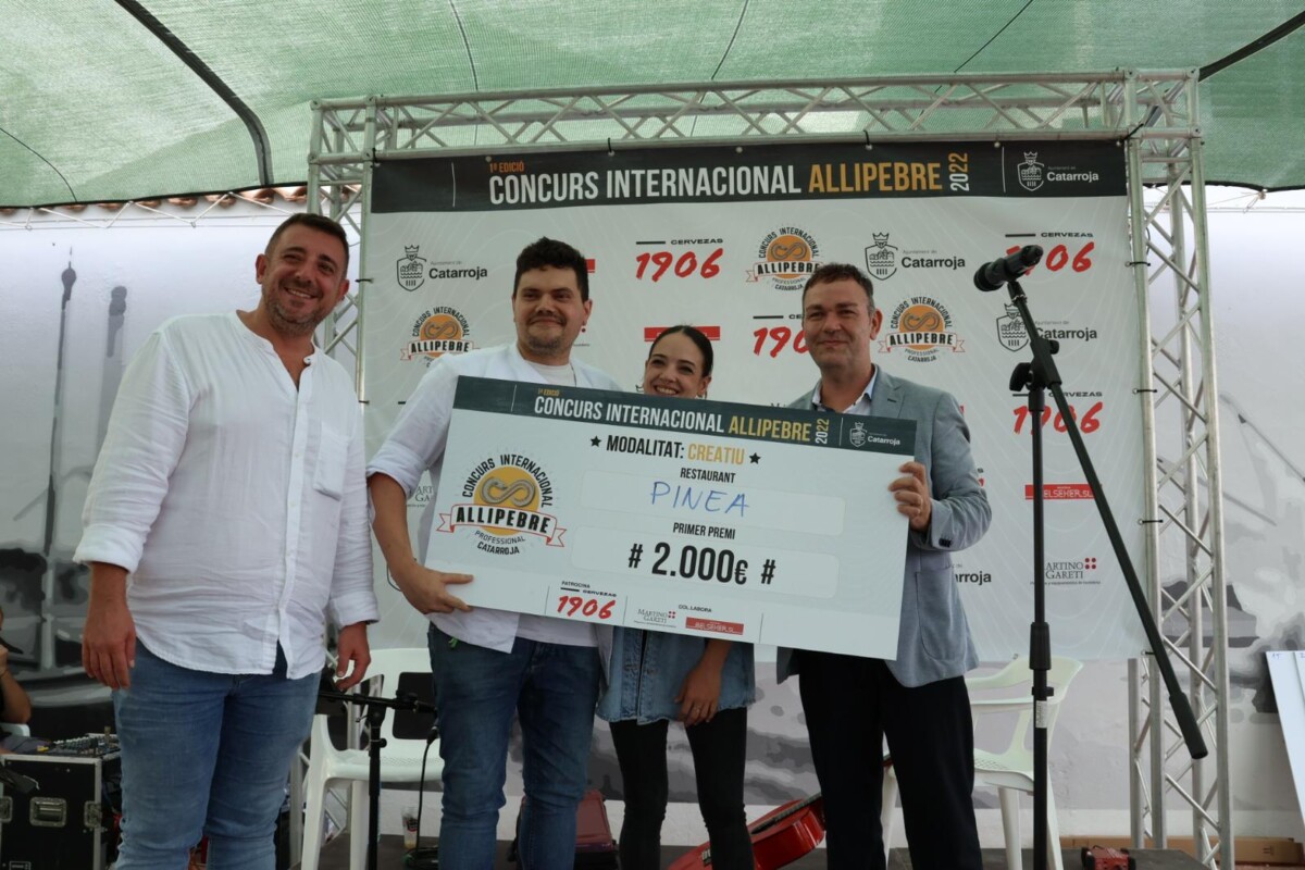 Premio creativo concurso allipebre Catarroja a restaurante Pinea