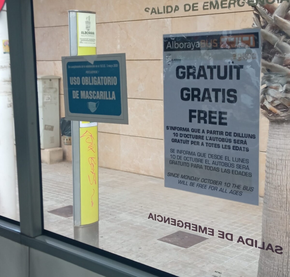 bus gratis Alboraya