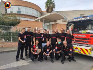 homenaje Bomberos incendio residencia Moncada