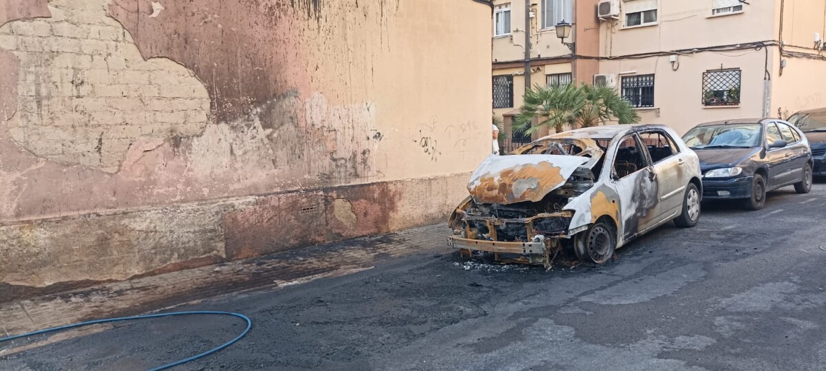 incendio coche Alboraya