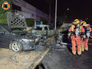 incendio coches Paterna