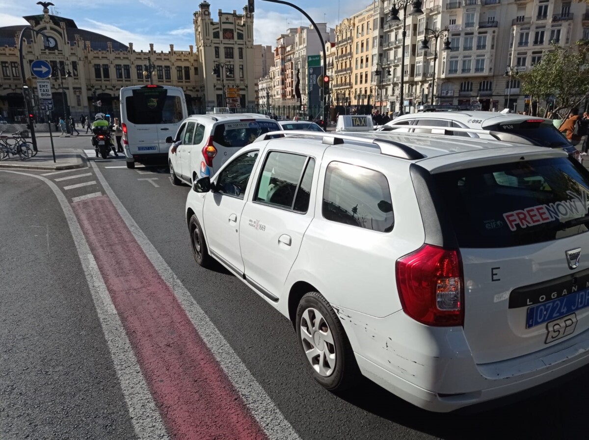 Protestcas de los Taxis