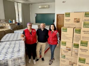 La Creu Roja de Picassent rep aliments del Fons Europeu per a entregar a les persones més desafavorides