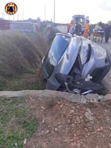 accidente coche El Puig