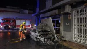 incendio vehículo Albal