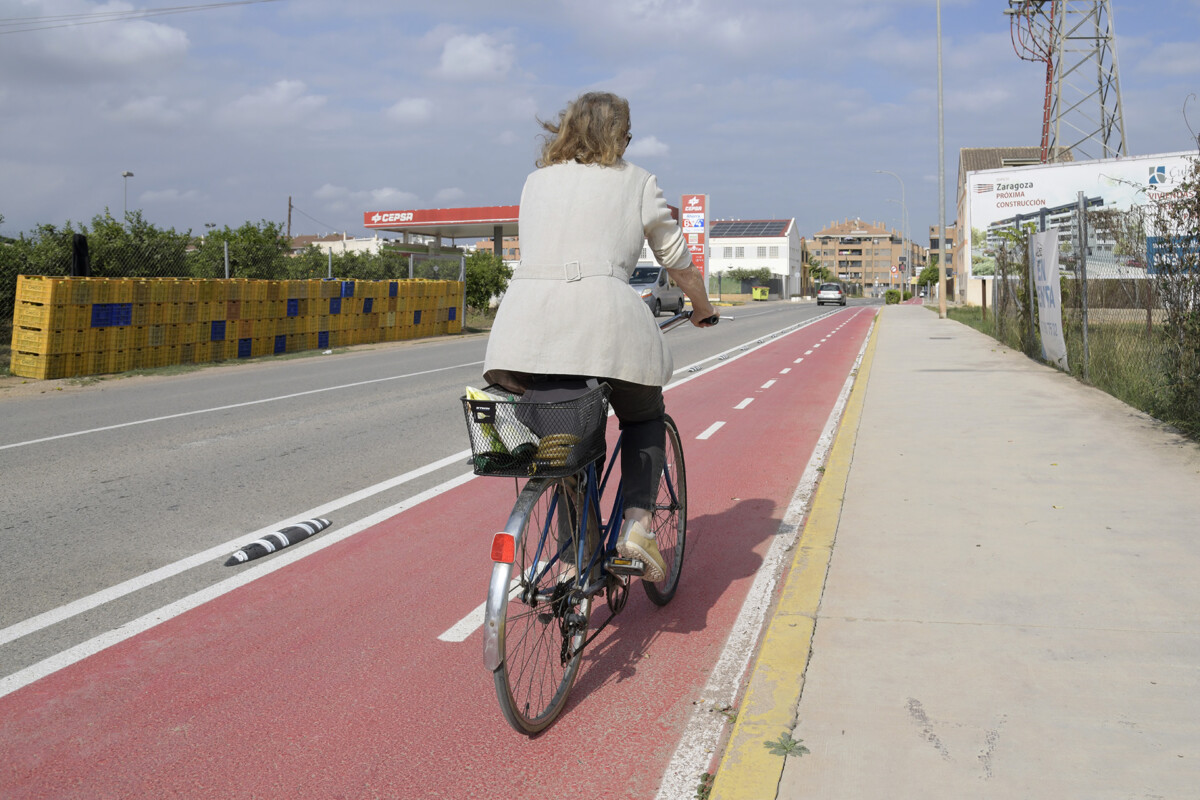 Nuevo carril bici en Paiporta