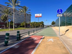 La nueva ruta ciclopeatonal que une Mas del Rosari y Lloma Llarga en Paterna