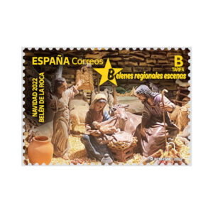 Correos elige el valenciano Belén de Roca para sus sellos de Navidad