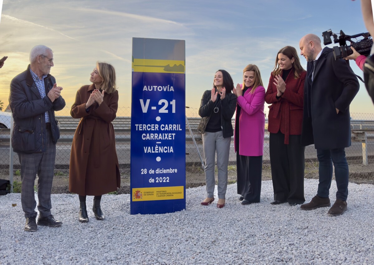 inauguración nuevos carriles autovía v-21 2022