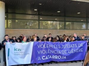 concentracion juzgados violencia genero Catarroja