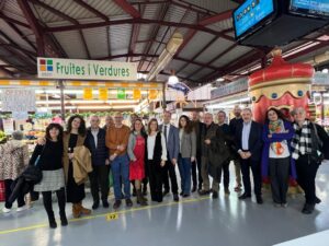 visita Delegada del Gobierno al mercado de Aldaia
