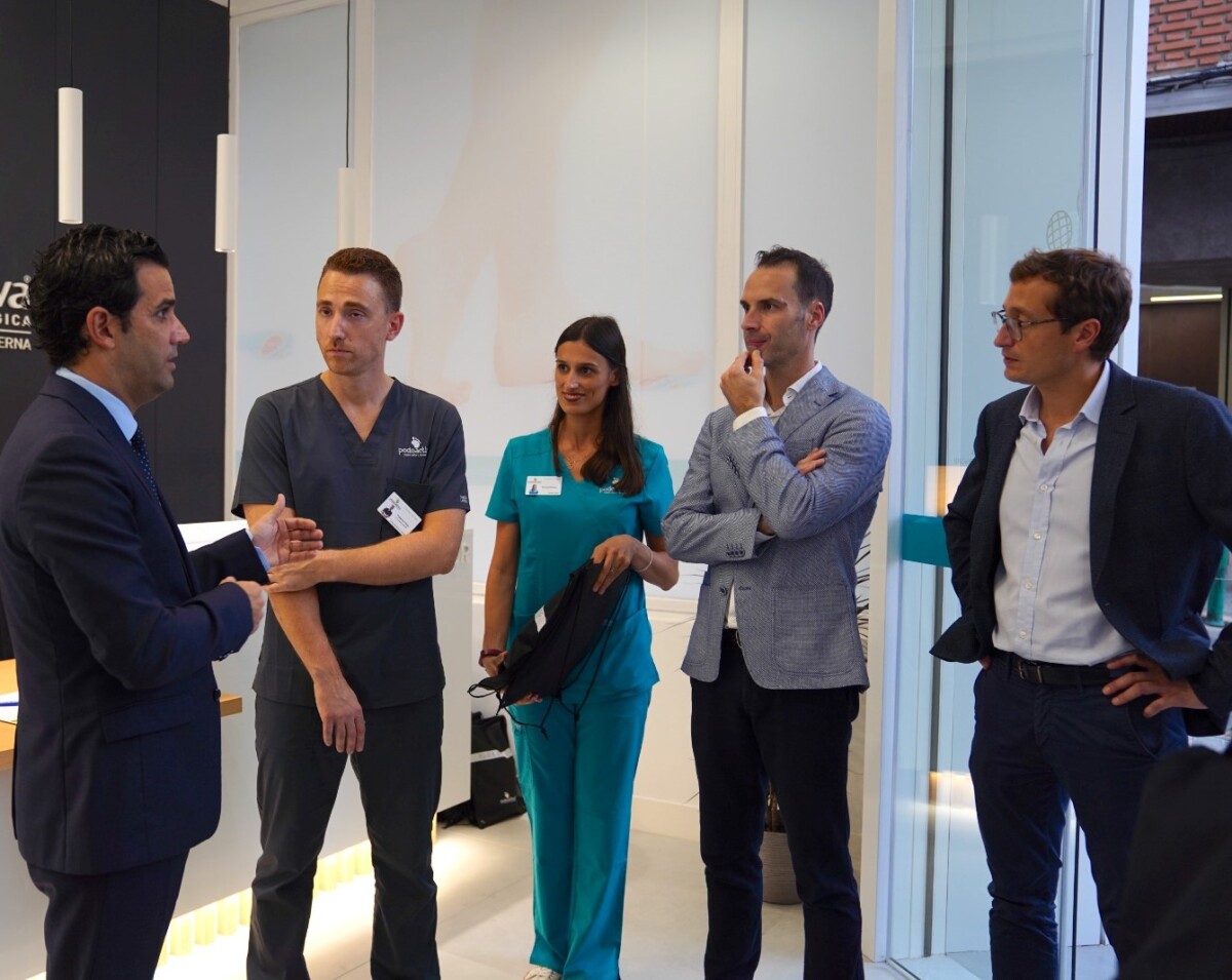 Juan Antonio Sagredo inaugurando