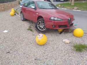 Accidente Alboraya avenida horta
