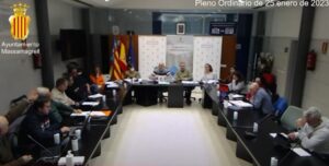 saludo fascista pleno ayuntamiento de Massamagrell