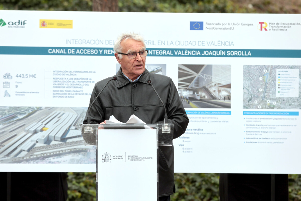 Visita a las obras del Canal de Acceso Ferroviario para la firma del replanteo.